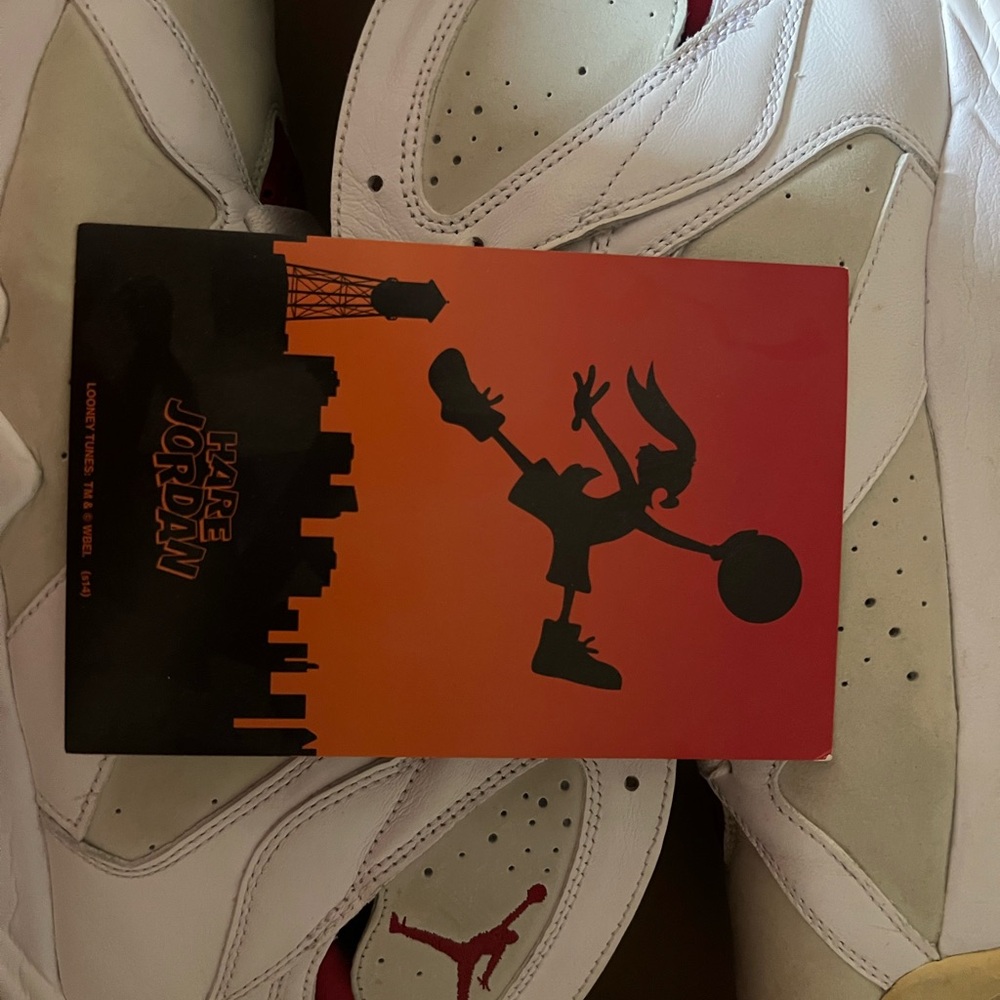 Retro Jordan Hare 7’s w/ card - Picture 7 of 7